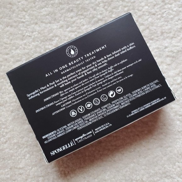 Spongelle "Salted Rose" Mani Pedi Treatment Set - Picture 2 of 2